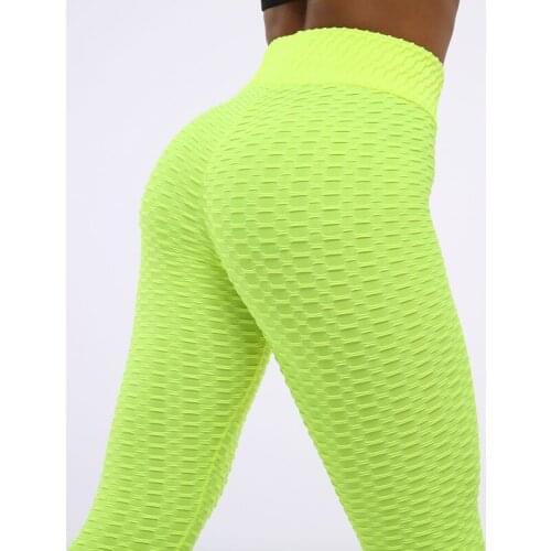 2021 Hot Sale Solid Leggings High Elasticity Breathable Sports Fitness Lose Weight Wear Jacquard Design Women Milk Silk Legging