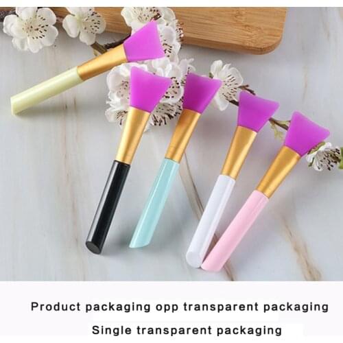 3pcs Soft Silicone Makeup Facial Mud Mask Brush Cosmetic Foundation Gel Applicator DIY Mixing Tools