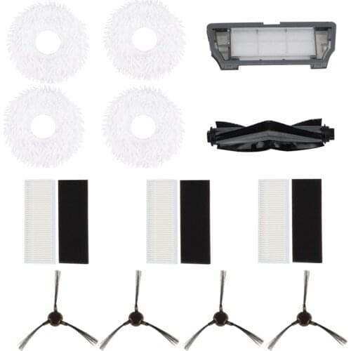 Promotion!Rolling Brush HEPA Filter Mop Cloth Side Brush Cleaning Robot Accessories for ECOVACS Deebot N9+ Robot Vacuum Cleaner