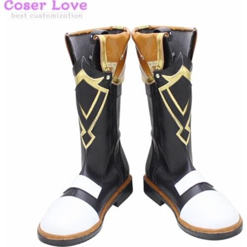 Genshin Impact Bennett Cosplay Shoes Boots Halloween Christmas Shoes