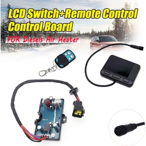12V 24V Diesels Air Heater LCD Monitor Switch & Remote Control & Control Board Motherboard For Car Parking Heater Controller Kit