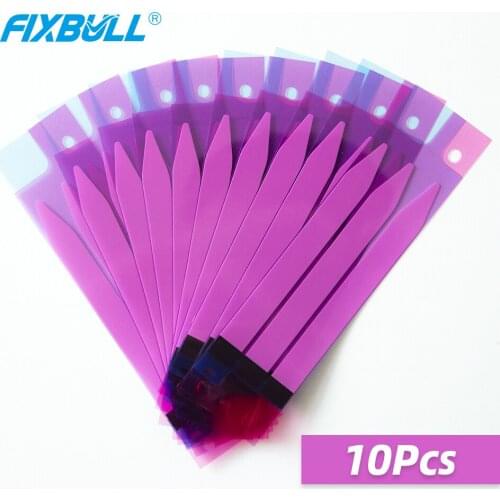 10pcs FIXBULL Battery Adhesive Sticker For iPhone 6 6S 7 8 Plus 6Plus 7Plus 8Plus Battery Glue Tape Strip Tab Replacement Parts