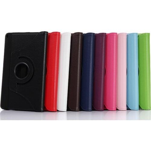 Rotary 360 Degree Rotating Litchi Folio Stand Leather Cover Case For Huawei MediaPad T3 8.0 KOB-L09 KOB-W09 Honor Play Pad 2 8.0
