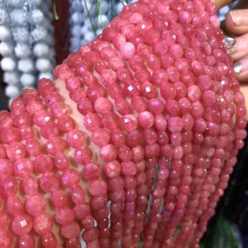 Natural Stone Loose Beads Circular Section Loose Beads For Necklace Bracelet Handiwork Sewing Craft Jewelry Accessory Making