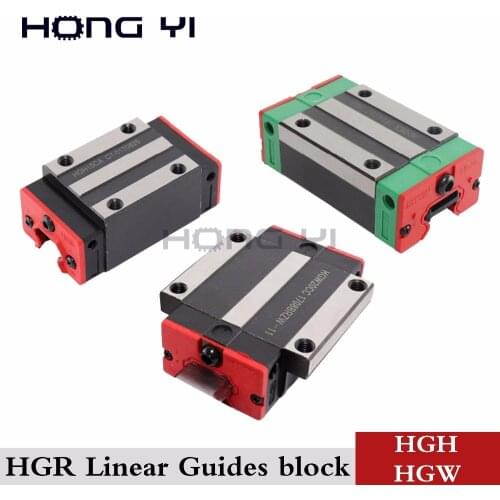 Linear guide rail block HGH15CA HGW15CC HGH20CA HGH25CA HGH30CA linear block carriage HGR15 for CNC parts