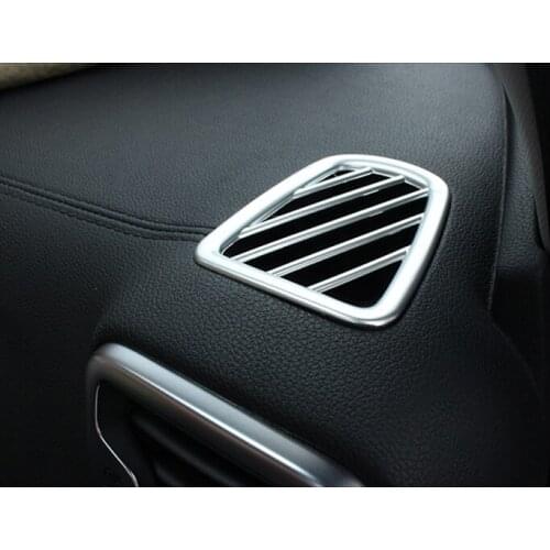 For KIA Sportage 4 QL KX5 2016 2017 2018 Accessories ABS Matte Auto Air Outlet Dashboard Decorative Frame Car Styling