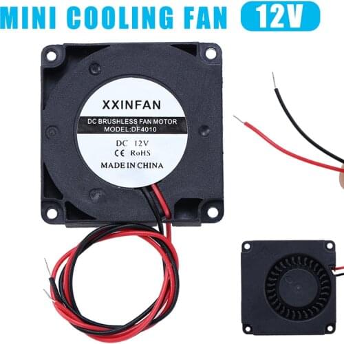 MAYITR 1pc High Quality 40mm 12V Turbo Radial Fan Mini 3D Printer Fans Cooler With 2 Pin XH 2.54 Connector