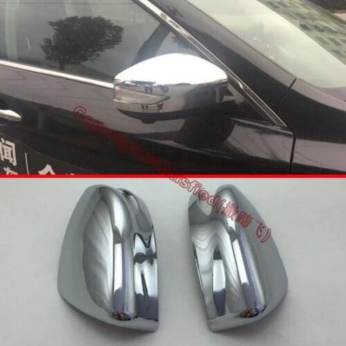 ABS Chrome Car Accessories Side Mirror Cover Trim Rear View Cap Overlay Molding Garnish For Nissan Altima 2016 2017