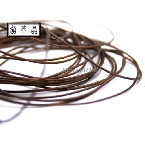 Black Crystal 7N pure copper earphone wire 259core OD:1.2mm 6meters