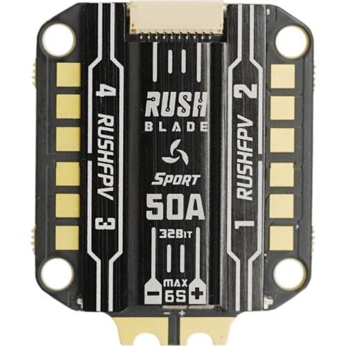 RUSHFPV RUSH BLADE 50A 3-6S BLHeli_32 4in1 Brushless ESC Sport Edition for RC FPV Racing Freestyle Drones