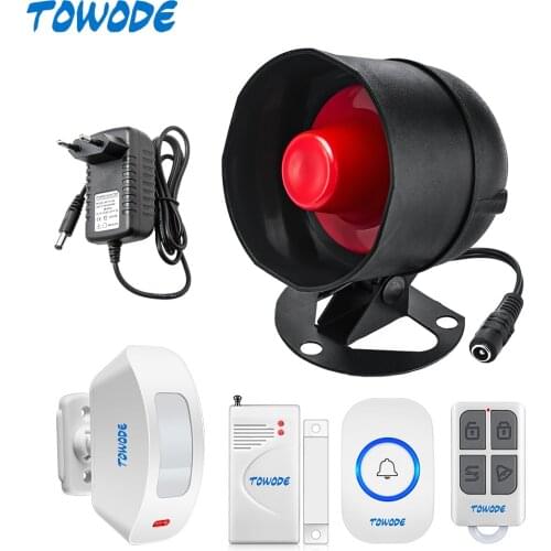 KERUI Upgraded Standalone Home Security Alarm System Kit Wireless Siren Horn With Door Sensor DIY 110 db loud Burglar Alarm