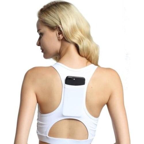 Shockproof Women 3d Printing Sports Bra Running Fitness Yoga New Back Pocket Portable Mobile Phone Vest Ladies Underwear Hot H42