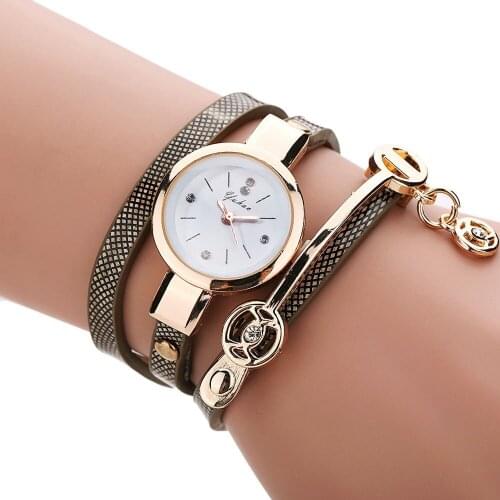 Women Metal Strap Watch Rhinestone Watch Ladies Quartz Wrist Watch Bracelet Set Reloj Mujer Wristwatch Ladies Bracelet Luxury