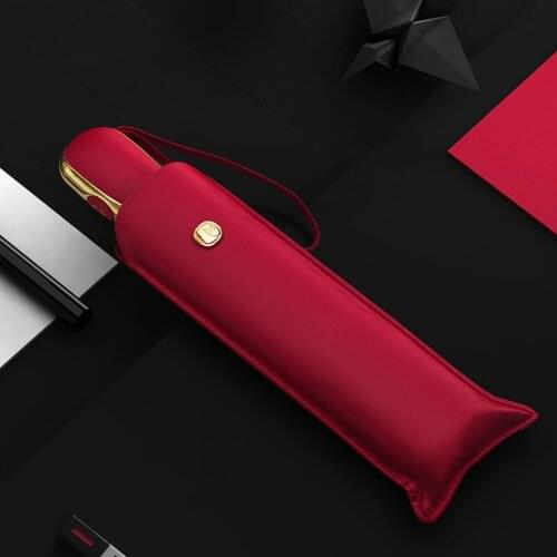 New Luxury Ultralight Umbrella Rain Women Fully-Automatic 3Folding Business Umbrellas 6Bone Small Umbrella Travel Gift Parasol