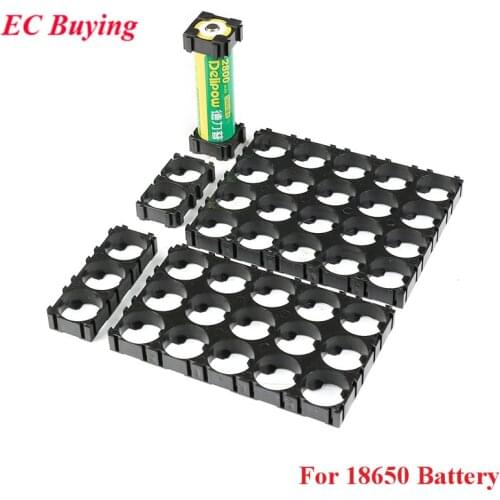 5Pcs 1p 2p 3p 3x5 4x5 18650 Lithium Battery Holder Bracket Plastic 3*5 4*5 for 18650 DIY Battery Pack