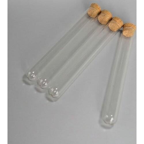 10pcs clear 18*150mm glass test tube round bottom all Size available