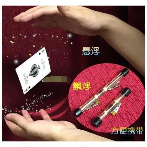 15pcs 9cm Free shipping Invisible Thread Reel Tricks Card Floating levitation Flower Floating magic tricks magic prop YH156