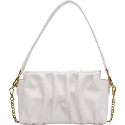 2021 Elegant Solid Color Shoulder Handbags Female Travel Cross Body Bag Design Pu Leather Crossbody Bags for Women