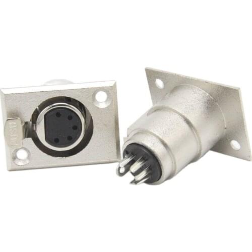 5pin Ohm connector for Professional audio equipment Speaker connector Female socket Professional audio connectors 5pcs/lot