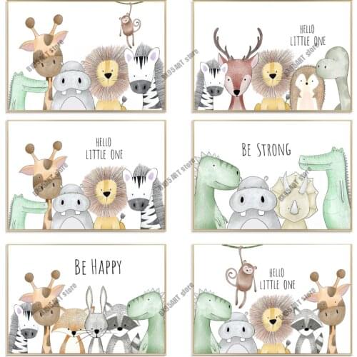 DIY Diamond Mosaic Cartoon Animal Lion Giraffe Diamond Painting Embroidery Full Cross Stitch Kits Mosaic Kids Room Decoration