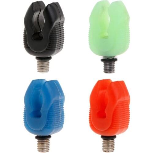 Fishing Rod Holder Head Silicone Soft Night Luminous Pole Support Tackle Universal Professional Accessories