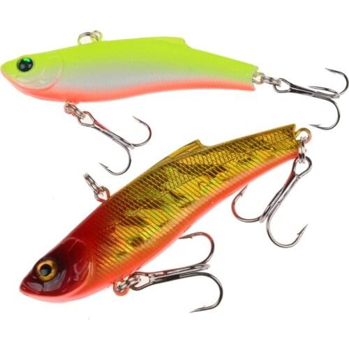 1 PCS 7cm 20g Artificial Japanese Tomb VIB Fishing Lure lead inside Hard Bait Diving Swivel Bait winter Sea Fishing Tackle