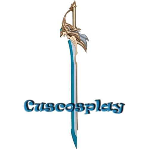 Game Genshin Impact Keqing Jean Gunnhildr Bennett Cosplay Sword Aquila Favonia PVC Props Weapons for Halloween Christmas Party