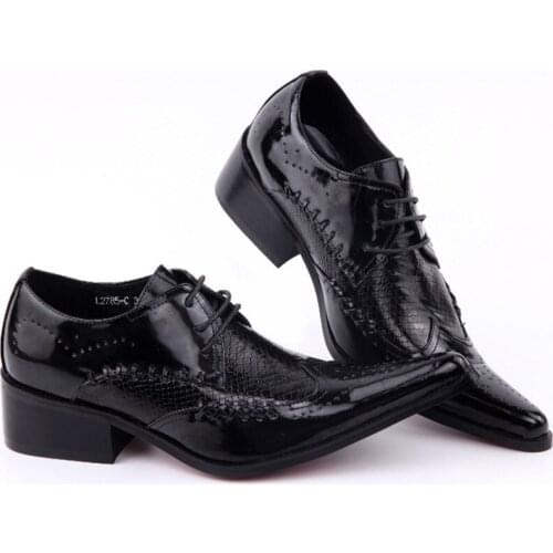 Japanese Style Leather Dress Shoes Men Pointed Toe Lace-up Business Men Shoes Black Party and Wedding Shoes Zapatos Hombre