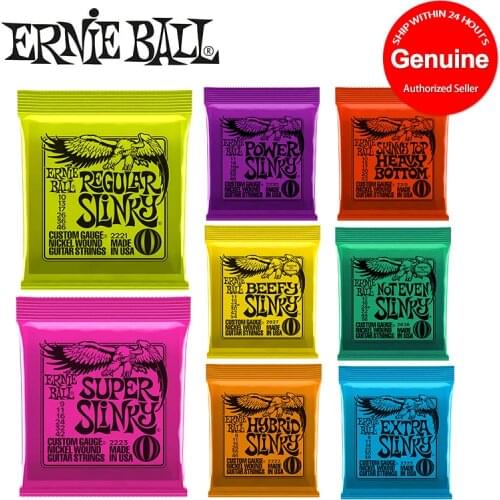 Hot! Ernie Ball Guitar String 2627 2223 2221 2627 2626 2215 Nickel Beefy Slinky Drop Tuning Electric Guitar Strings Wound Set