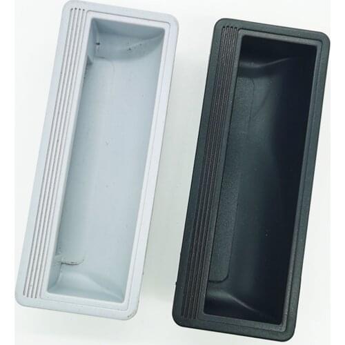 LS6250 plastic embedded concealed handle file cabinet locker clasp Iron Cabinet sliding door handle cabinet door handle