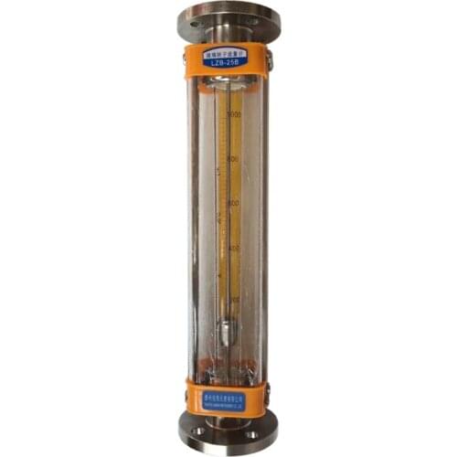 LZB-25B Stainless steel 304 the anti-corrosion glass rotameter 100-1000L/h (liquid)