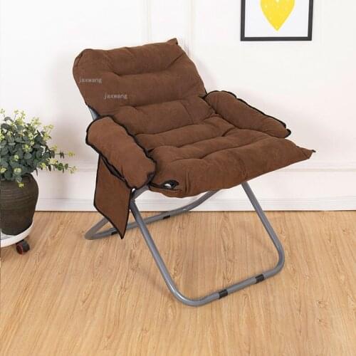 Balcony Home Furniture Lazy Single Sofa Living Room Office Leisure Computer Chair Foldable Dormitory Bedroom Backrest Recliner