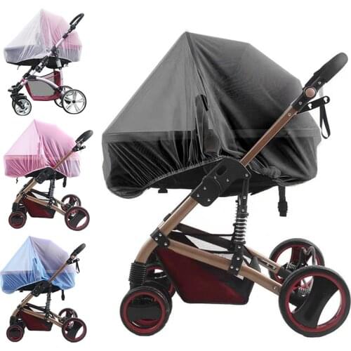 Infants Baby Stroller Mosquito Insect Net Accessory For Stroller Safe Mesh Buggy Crib Cart Mosquito Net Pushchair Full Cover
