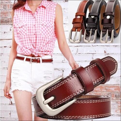 105cm,110cm,115cm Fashion Women Belts Jeans Vintage Style All-match Belt Alloy Buckle Woman Belt