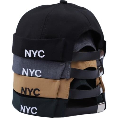 Men Brimless Beanies Landlord Melon Caps Beanie Cotton Skullies Beanie Street Wear Fashion Beanies For Men Women