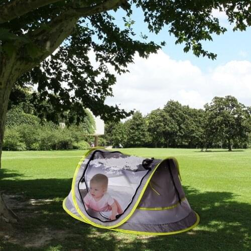 Folding Baby Beach Tent Mini Breathable Zippers Mosquito Net Playhouse Play Tent for Kids Children Indoor Outdoor Room House
