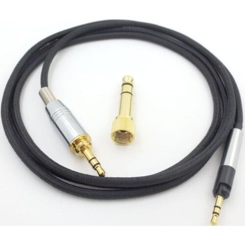 ZSFS Replacement Silver plated Cable line For ATH-M50x ATH-M40x DJ HD598 HD595 HD518 hd579 Headphones Stereo Bass Audio Cables