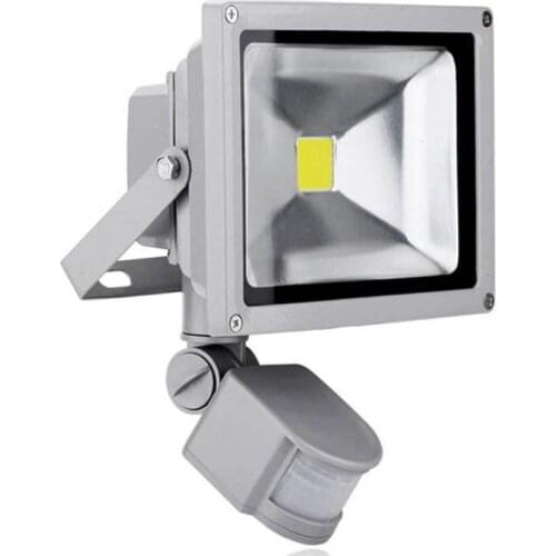 PIR Motion sensor Flood Light LED 10W 20W 30W 50W 100W Outdoor WaterProof IP66 220V 230V LED Projector floodlight