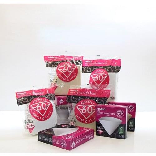 HARIO Japanese coffee filter paper cone V60 hand-made coffee drip coffee filter paper VCF-01/02 coffee filter