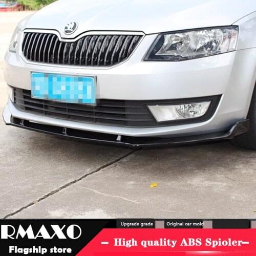 For Skoda Octavia Body kit spoiler 2015-2016 For Skoda Octavia ABS Rear lip rear spoiler front Bumper Diffuser Bumpers Protector