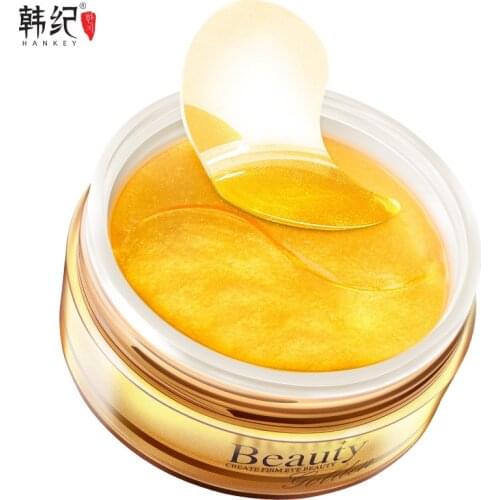 HANKEY Collagen Gold Golden Eye Mask Eye Care Anti Aging Anti Wrinkles Dark Circle Eye Bags Puffy Eyes Fine Line Whitening