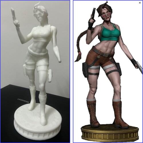 1/8 24cm 1/6 32cm 3D Printing Garage Kit GK Model Unpainted ,Movie Actress Action Figure White-Film A094