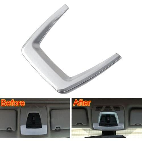 1pc Auto Roof Reading Light Lamp Cover Trim Strip Decoration Fits For BMW 1/2/3/4 Series X5 F15 X6 F16 2015