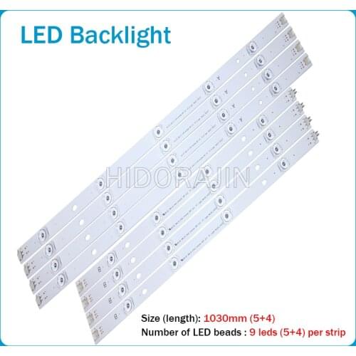 10pcs LED strip for LG INNOTEK DRT 3.0 50" A/B 6916L-1978A 6916L-1779A 6916L-1982A 6916L-1983A 50LB5610 50LB650V 50LB653V