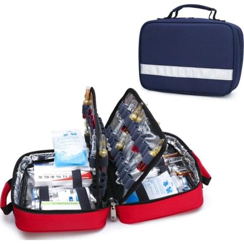 Family Outdoor Medical First Aid Bag Portable Small-scale Refrigerated Emergency Kit Waterproof Wear-resistant Sport Travel Bag