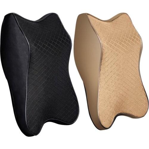 Car Neck Pillow 3D Memory Foam Head Rest Adjustable Auto Headrest Pillow Travel Neck Cushion Support Holder Seat Pillow