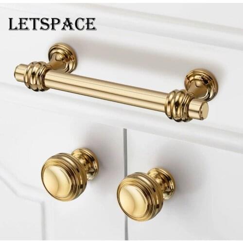 Free shipping 2pcs Simple cabinet door handle wardrobe drawer pulls golden furniture High-top wine cabinet handles Hardware knob