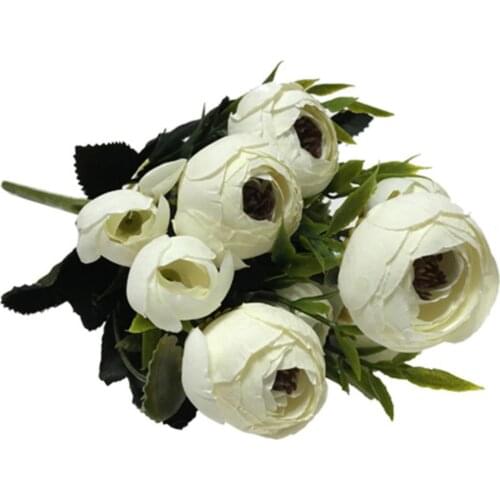 Flower Bridal Engagement Hand Bouquet Peony Model Cream, Lila, Pink Blue Invitation, Prom, Eülence, vase Home Decoration