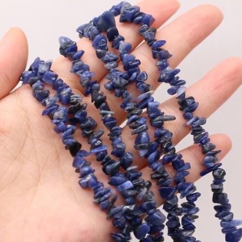 Natural stone Beads Blue Lapis lazuli irregular shape Gravel Loose stone For Jewelry Making DIY Bracelet Necklace Accessories