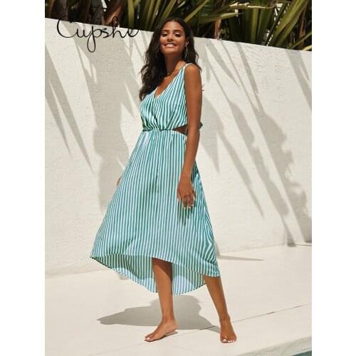 CUPSHE Summer Striped Dresses